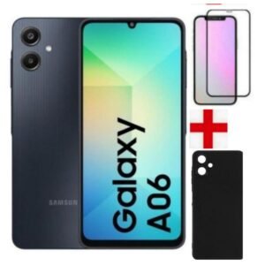 samsung a06 6.7''screen, 4gb ram +128gb storage 5000mah dual+cover+protector..
