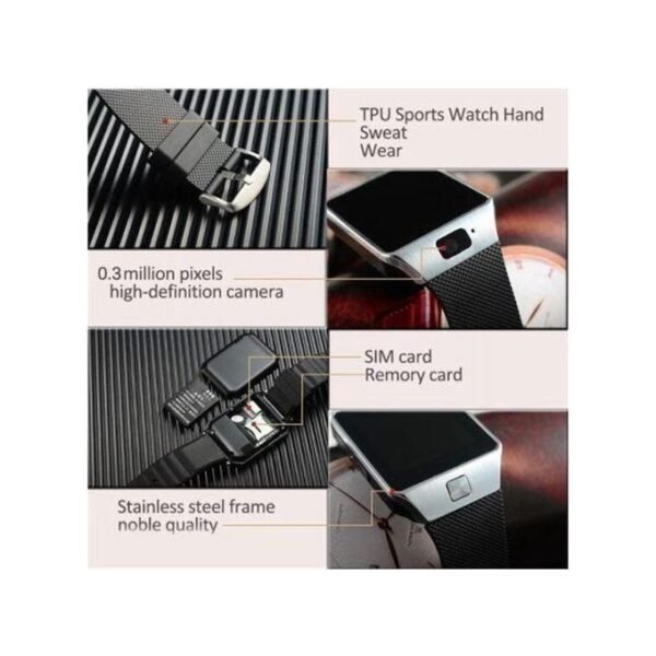 dz09 smart watch men women sports watch for ios android