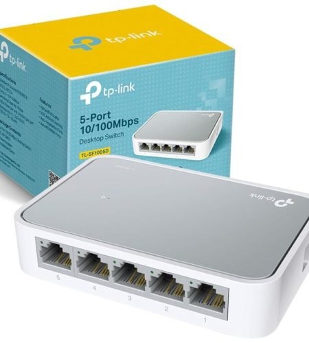 tp link tp link tl sf1005d 5 port 10/100 mbps desktop ethernet switch/hub, ethernet splitter, plug & play, no configuration required