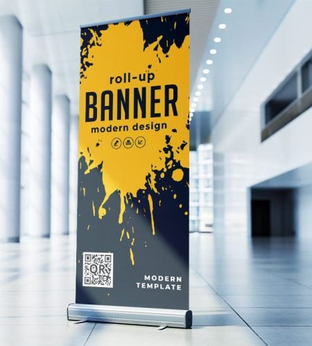 roll up stand branding